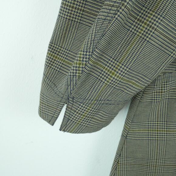 Lee Matthews Size 2 Dress Plaid Academia Old Money Preppy Puff Sleeve Officecore - Picture 8 of 9